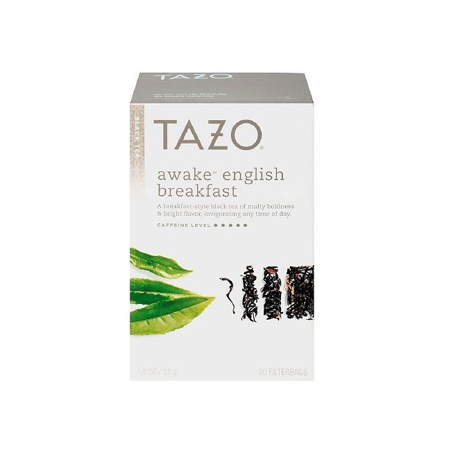 Tazo - Black Tea, Awake, English Breakfast - 20 bags (Pack of 2)