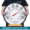 La Crosse 104-3056 Emperor Size 22-Inch Analog Dial Thermometer