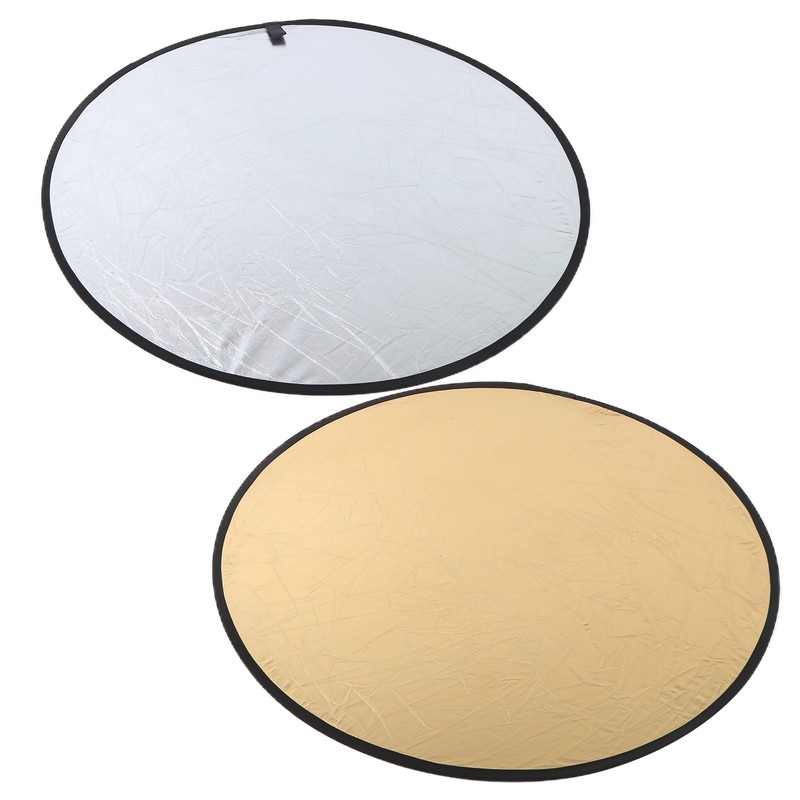 110cm Round Reflector 2 in 1 Collapsible Round Photography Reflector