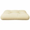 YLIEHS Enhance Comfort with Cream Pallet Cushion, Water-Resistant, Soft Filling