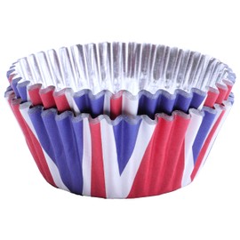 PME Union Jack foil-Lined Cupcake Cases, Pack of 30