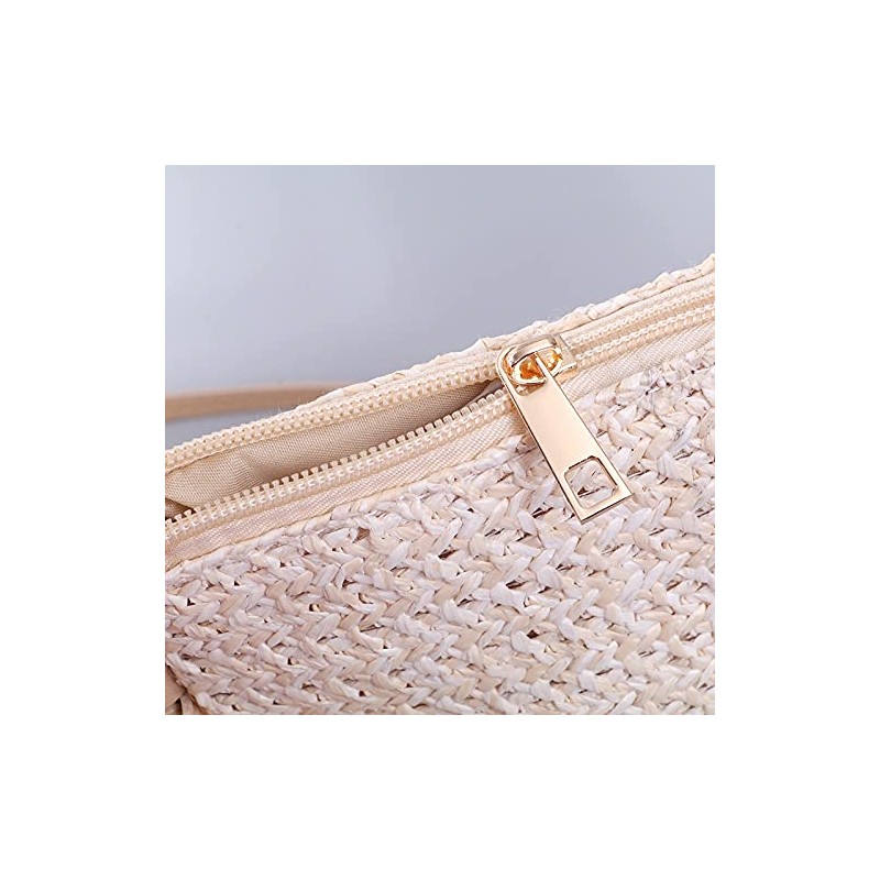 Straw Plait Small One Shoulder Slanted Bag Coin Purses Casual