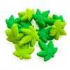 10PCS Maple Leaf Silicone Beads - Colorful Bulk Spacer Focal