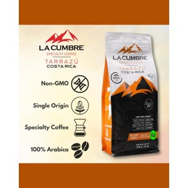 La Cumbre Specialty Coffee Whole Bean Medium Roast, Arabica Beans, Low Acid, Gourmet Whole Bean, Vegan, Kosher & Keto Friendly, Yellow Honey Process 12 oz, 2 Pack