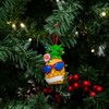 Pineapple With Sunglasses Ornament For Personalization