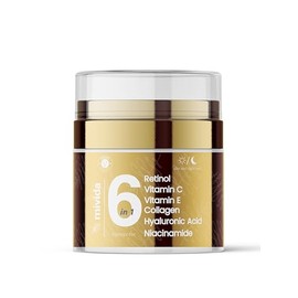 mivida- Crema avanzada con retinol para rostro y cuello | Hidratante antienvejecimiento 6 en 1 con colágeno y ácido hialurónico