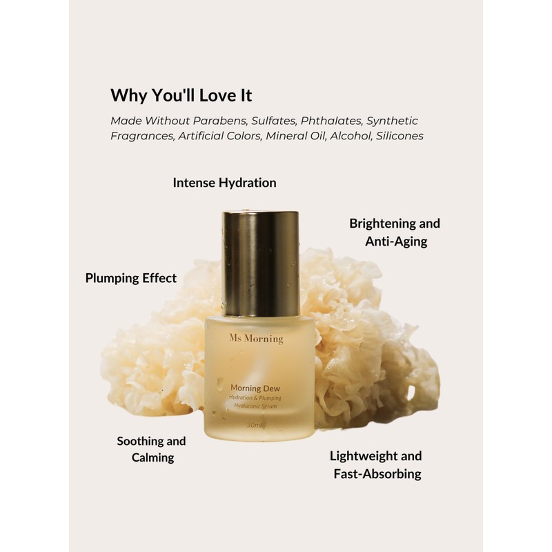 Ms Morning Dew Hydration & Plumping Hyaluronic Serum 30ml