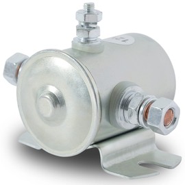 Stylemafia Max 200A Trombetta Continuous Solenoid Relay 3 Terminal Heavy Duty Winch Marine 24106 SPST Solenoid 12VDC