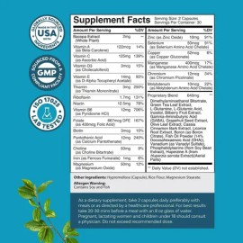 Natures Craft Neuro Health 60 Capsulas Suplemento Cerebral Nootrópico Apoyo de memoria y enfoque                                                      