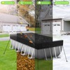 HIGHTQURO Rectangular Pool Cover for Above Ground Pools,Solar Oval Pool