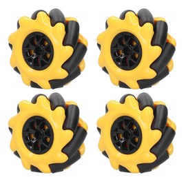 Mecanum Wheel, 60 mm Omni-directional Wheel Smart Robot Car Parts Accessories DIY Toy Components (2 Pairs)