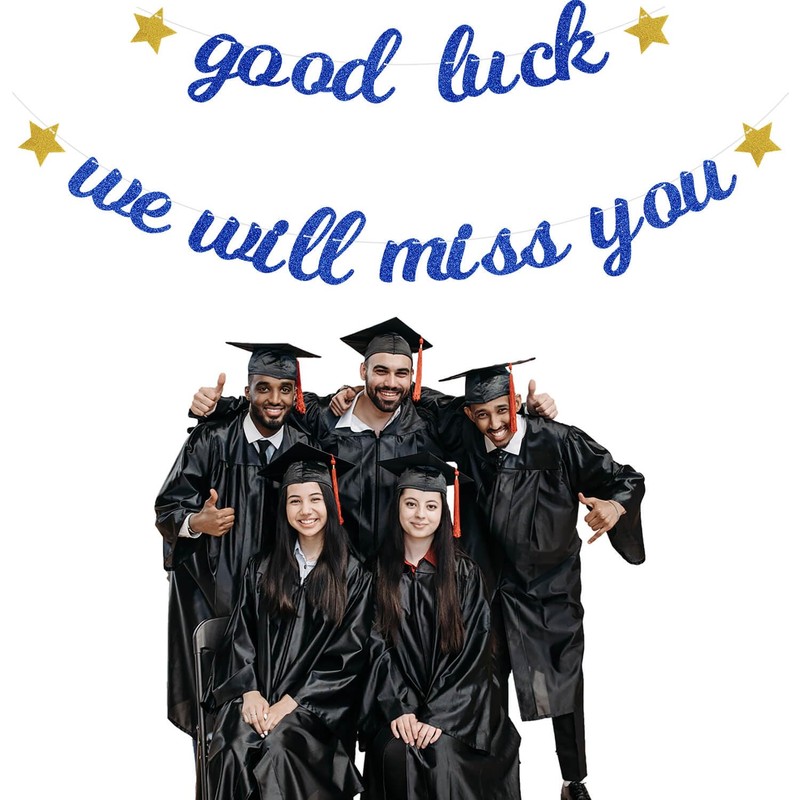 Pargleev Good Luck We Will Miss You Glitter Banner 2025