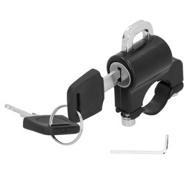 Candado para Casco de Motocicleta, Candado de Metal de Seguridad, 2 Llaves para Manillar Universal 0,9 a 1,1 Pulgadas soporte casco motocicleta