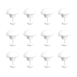 Tabanzhe 12 PCS Round Mushroom Comforter Clips