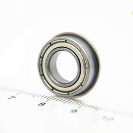 Flanged Ball Bearings Iron Shield F6003ZZ Flanged High Speed Ball Bearings Bearing Steel Bearing Flanged Deep Groove Ball Bearing 17x35x10x37.5mm 10pcs