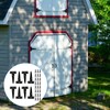 12-Pack Heavy Duty 4" T-Strap Gate Hinges for Outdoor Doors,