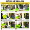 Epcee 2Pack Heavy Duty Stainless Steel U-Shape Fence Post Holder