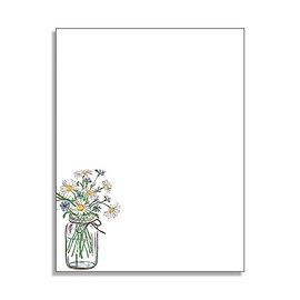 Mason Daisies Stationery Paper - 80 Sheets