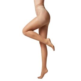 Conte elegant Modelling Women's Tights with Push-Up Effect - X-PRESS 40 Denier - Shaping Fine Tights Women's Tights - Plain -, natural