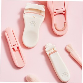 WOONEKY 2pcs Portable Eyelash Curlers Travel Lash Curlers for Neat and Smooth Lashes Professional Makeup Tool for Asian Eyes Easy to Use and Carry