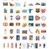 World Famous Building Stickers 100PCS for Kids Teens Adults,Travel Around