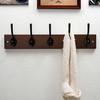 Dseap Wall Mounted Coat Rack: 16" Hole to Hole, Coat