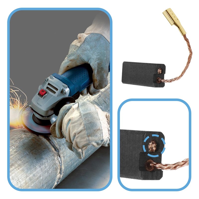 Create idea 4Pcs Carbon Brushes Replacement Compatible with Bosch GWS