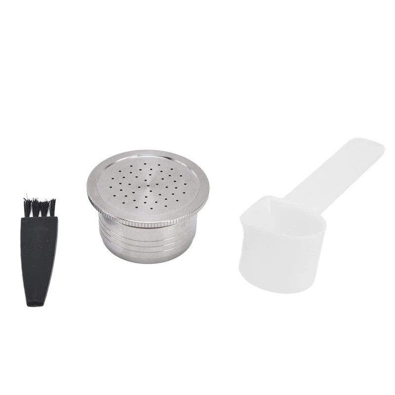 JTLB Reusable Coffee Capsule, 304 Stainless Steel Filter Pod, for