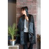 Clearstone Men's Cosplay Halloween Black Cloak Unisex Black