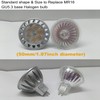 ALIDE MR16 7W GU5.3 Led Bulbs Replace 50W-75W Halogen Equivalent,2700K