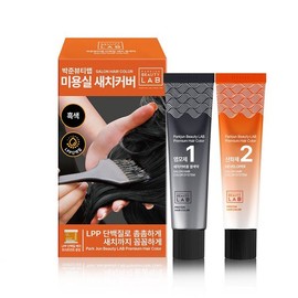 Park Jun Beauty Lab 박준뷰티랩 미용실 새치커버 염색약 흑색 120g Park Joon Beauty Lab Hair Salon Gray Hair Cover Dye Black 120g