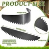 3 Pack Steel Serrated Hillside Planters, Erosion Control Hillside Planters