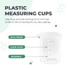 9 Pack 100ml Plastic Beakers - Graduated Lab Measuring Cups