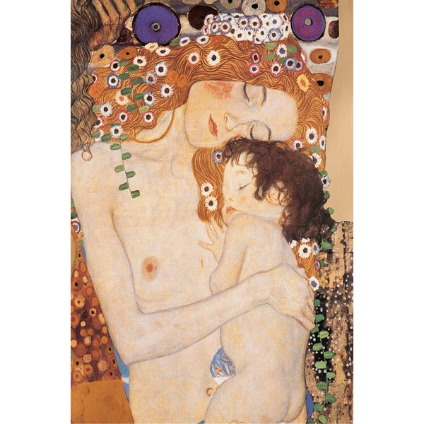 HUNTINGTON GRAPHICS Mother and Child by Gustav Klimt - Art Poster 24 x 36 inches