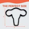 Uterus and Fallopian Tubes Cookie Cutter with Easy to Push