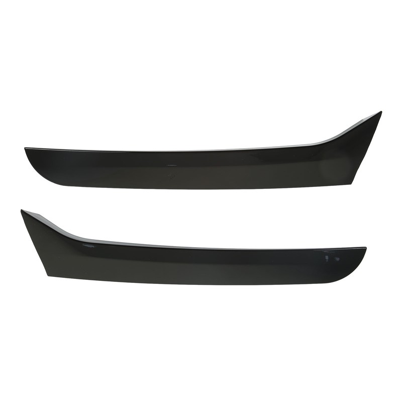 2 Pcs Rear Window Spoiler Glossy Black Left Right Side