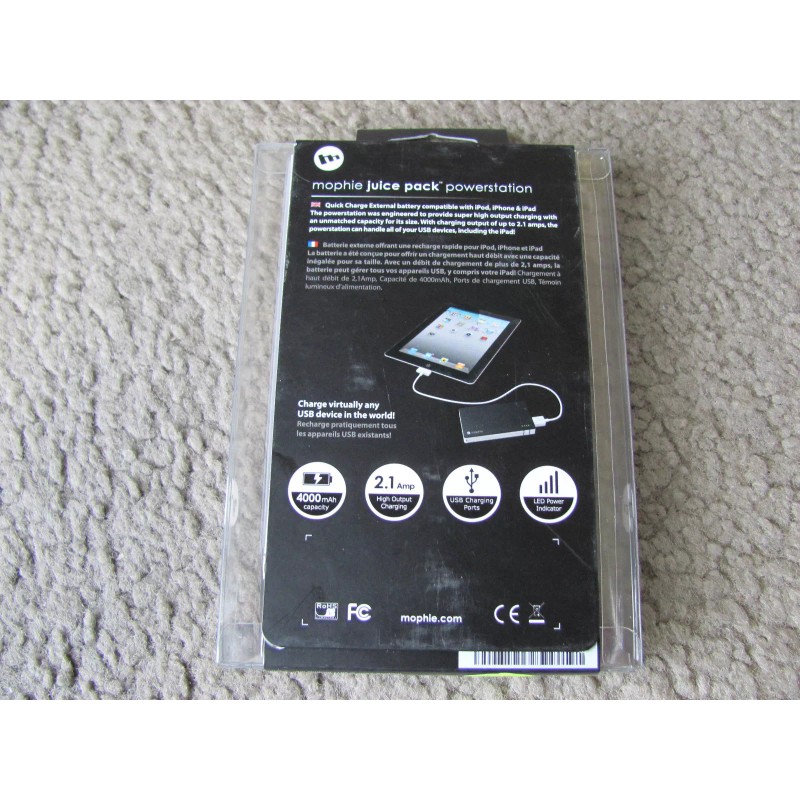 Mophie Brand New Mophie Juice Pack Powerstation 2.1 Amp (4000