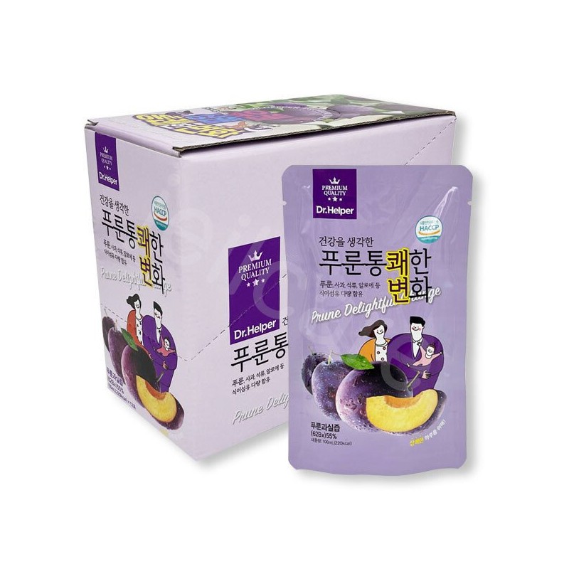 푸룬 통쾌한 변화 100mlx12포/식이섬유/쾌변 Prune Refreshing Change 100mlx12 packets/Dietary Fiber/Comfortable