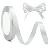 10mm Sliver Ribbon 22m Sliver Satin Ribbon Silver Ribbon for