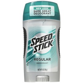 Speed Stick Deodorant, Regular, 3 Ounce, Pack of 6