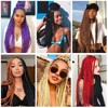 Yamel Pre Stretched Braiding Hair Natural Brown Long 24 inch
