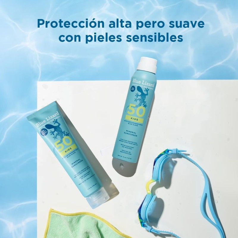 Blue Lizard Protector Solar Mineral Para Niños - SPF 50-148