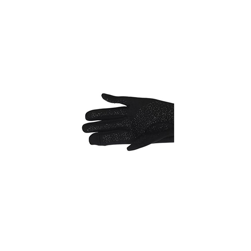 HEAD womens touchscreen running gloves (Black, Small)