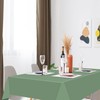 sunepany 4 Pack Sage Green Tablecloth Plastic 54 x 108