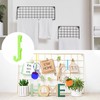 sourcing map 10 Grid Wall Hooks, 2.8 Inch Grid Wall