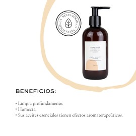 Remedios del Bosque Jabón Líquido Natural para Manos y Cuerpo con Flores Silvestres 250 ML, Libre de Sulfatos y Triclosán, con Derivados de Coco que Limpian Profundamente.