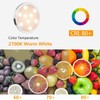 LABOREDUCER 12V Under Cabinet LED Puck Lighting Kit 2 Packs