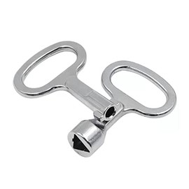 It Works Great 4Pcs Electrical Cabinet Key 5mm and 10mm Hole Zinc Alloy Water Meter Box Safety 50*35mm,For Tool Box,Mailbox,Power Cabinet,Electric Box,Suitable for Flat Triangle Lock Triangle(4Pcs)