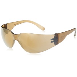 Gateway Safety GWS466M Starlite Safety Glass (Mocha Mirror Wraparound Lens, Gray Frame, Deep Temple, Snug Comfortable)