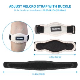 Elbow Brace for Tendonitis and Tennis Elbow 2 Pack, Tennis Elbow Brace for Women and Men,Lateral Epicondylitis Elbow Brace Adjustable Straps With Compression Pads.Tennis Elbow Strap Relieves Tendon